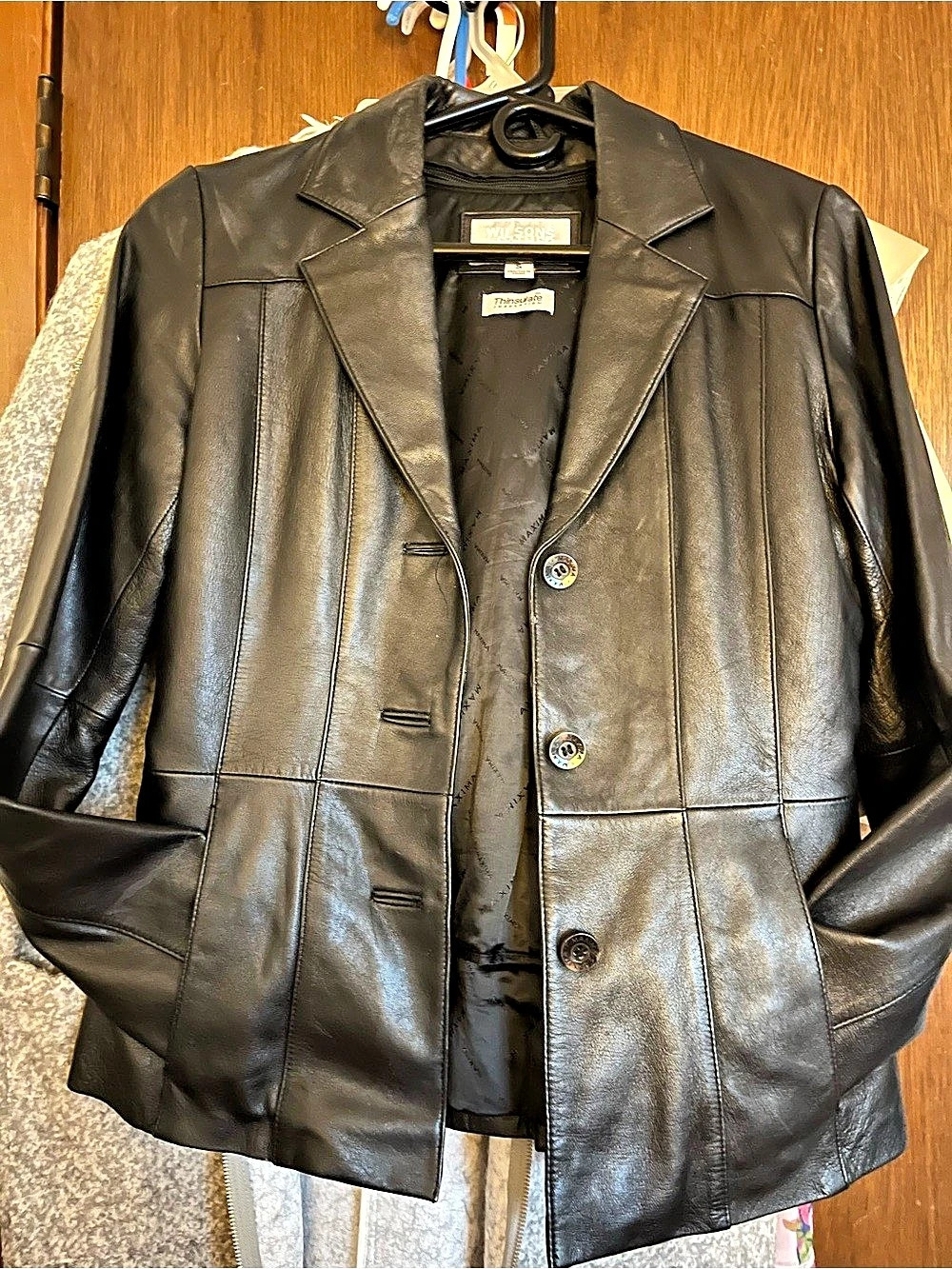Maxima Leather Jacket Black Size Small Like New